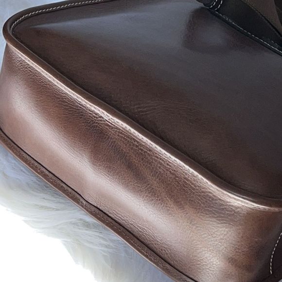 Dooney & Bourke brown leather shoulder bag purse - Picture 8 of 15